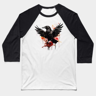 Black Raven Baseball T-Shirt